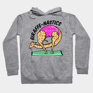 Giraffe doing gymnastics Hoodie